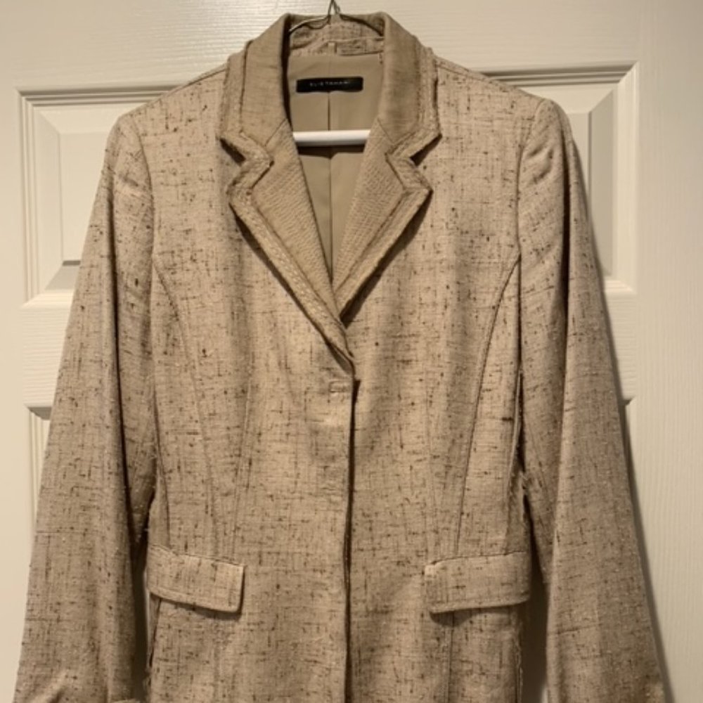 Women's Tweed Elie Tahari Blazer--Size 10
